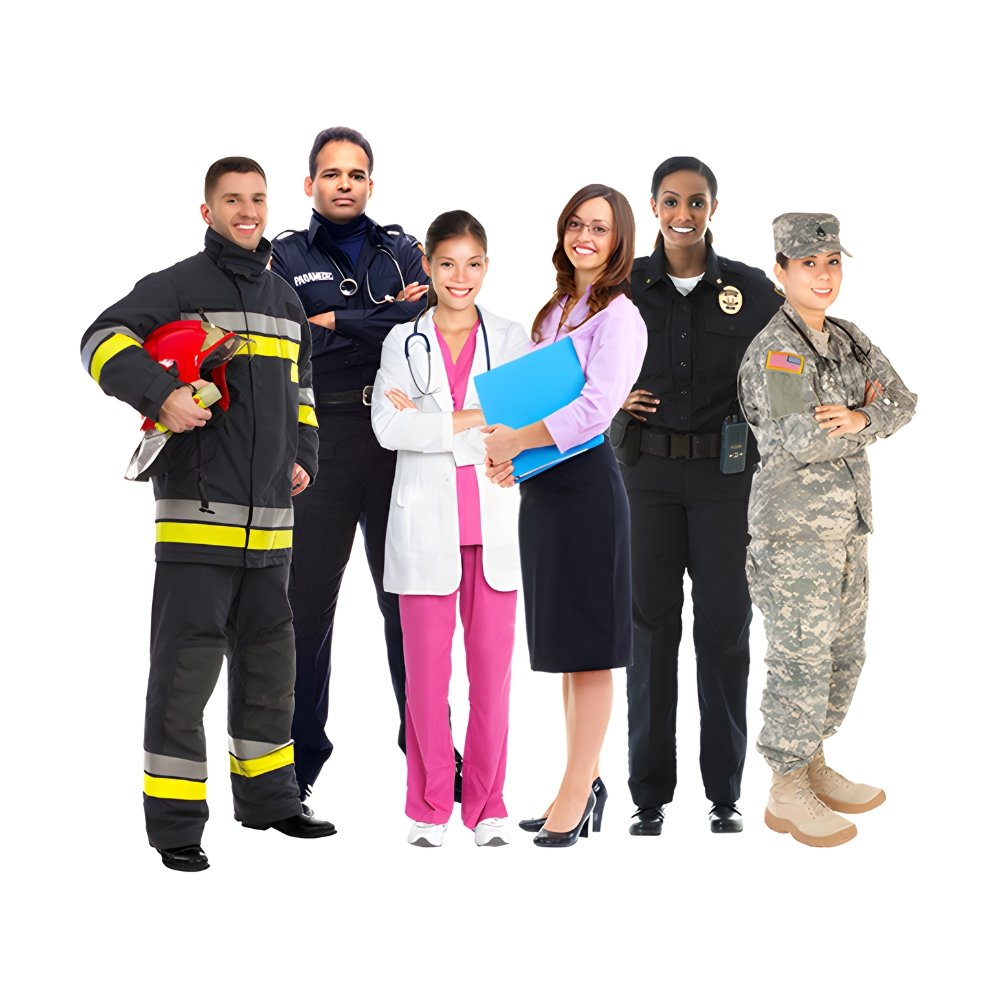 Teachers, first responders, caregivers, volunteers, and neighbors.